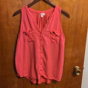 Merona coral shirt size XL